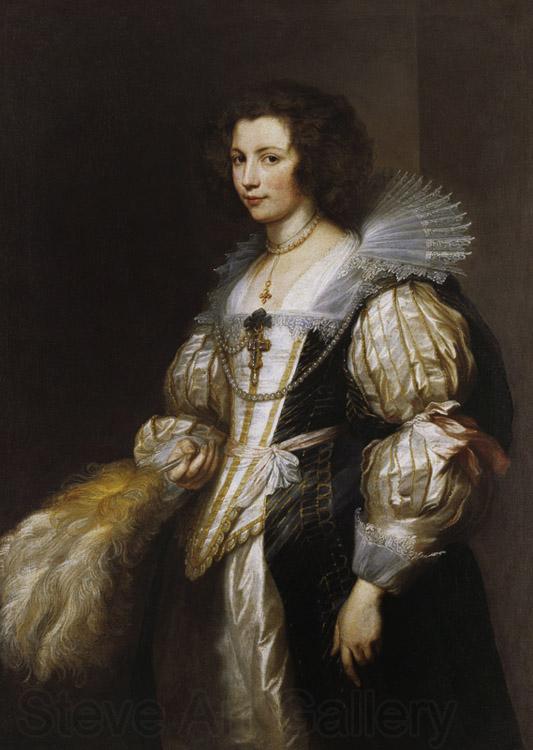 Anthony Van Dyck Portrait of Maria Louisa de Tassis (mk08)